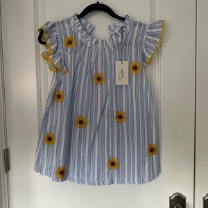 THML Top Sunflower Size Small New with tags